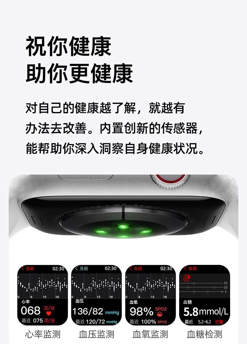 华强北S10智能手表iwatch9NFC蓝牙接打电话运动手环黑科技多功能详情19