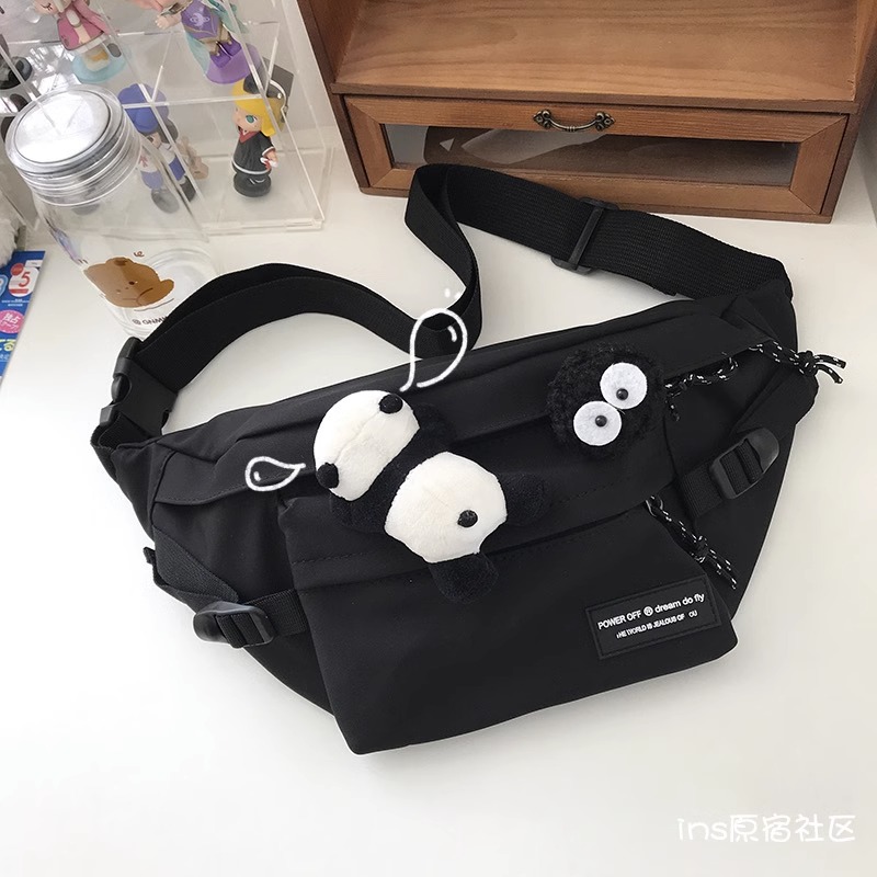 斜挎包男款潮牌潮流胸包男士背包运动单肩包女手机男生小挎包腰包详情23