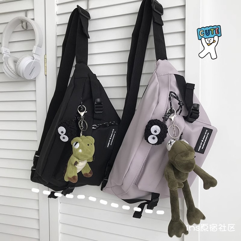 斜挎包男款潮牌潮流胸包男士背包运动单肩包女手机男生小挎包腰包详情8