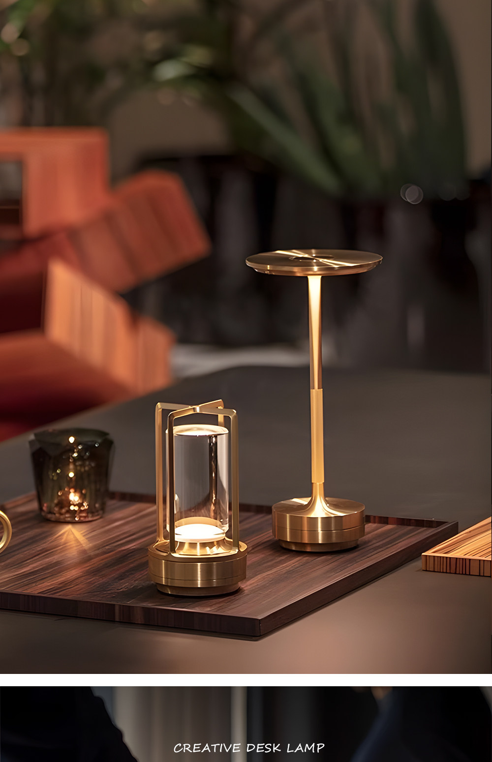 酒吧餐厅北欧氛围灯创意咖啡馆充电款户外露营台灯夜灯清吧桌子灯详情7