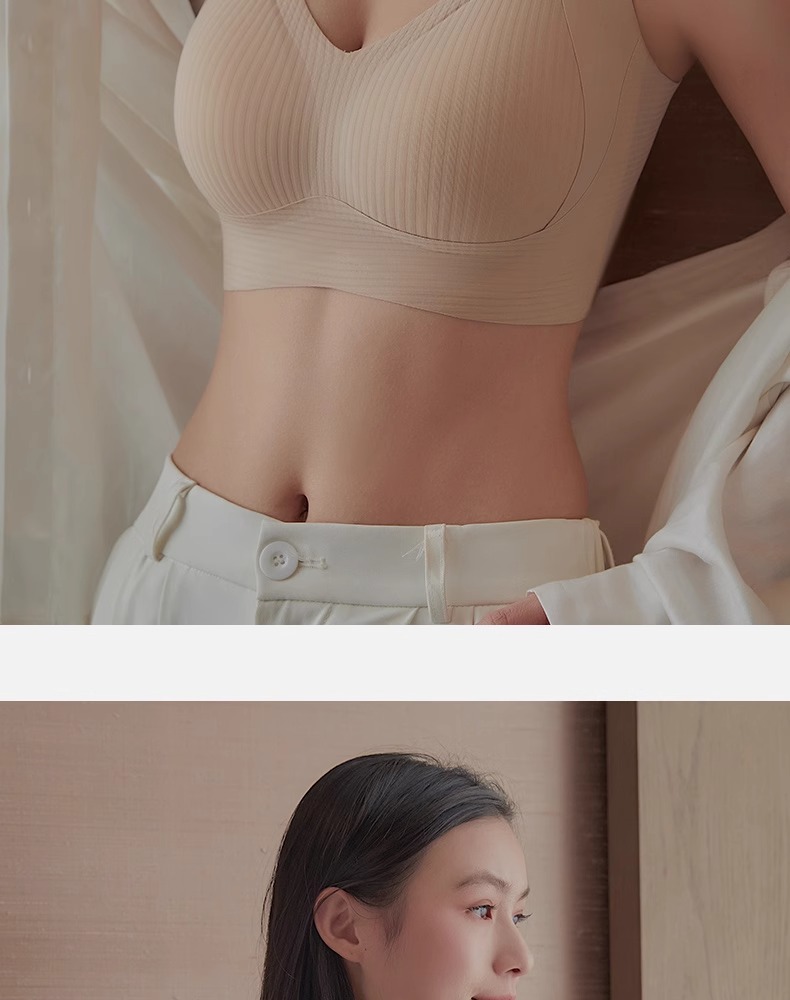 跨境调整型内衣女大胸显小文胸防下垂大码无痕收副乳女士胸罩聚拢详情26