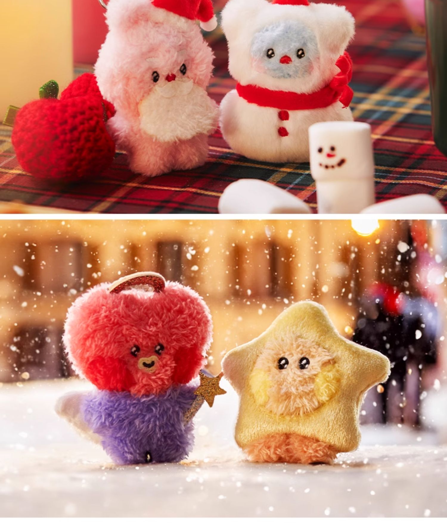 BT21miniminini圣诞系列毛绒挂件玩偶钥匙扣礼品可爱公仔娃娃玩具详情3