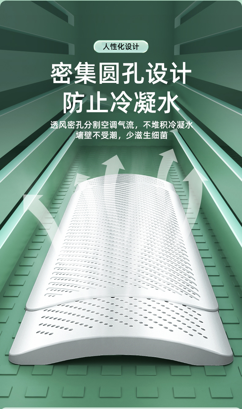 中央空调出风口挡风板办公室防直吹神器导流风管机冷气罩挡板通用详情14