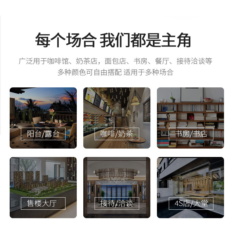 意式轻奢小圆桌餐椅组合家用现代简约休闲详情3