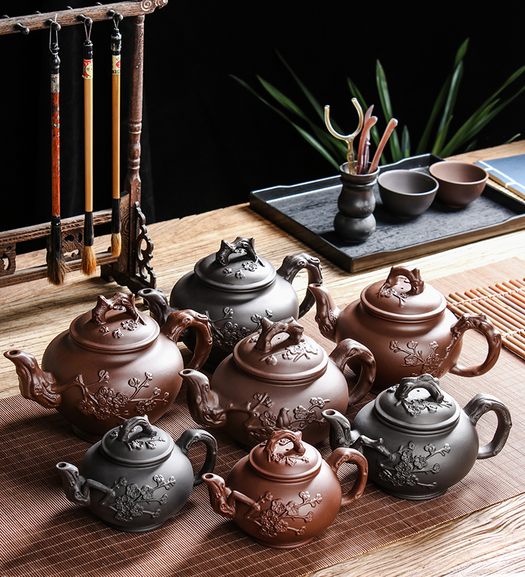紫砂茶壶大容量紫砂壶家用大号泡茶器宜兴手工茶壶功夫茶具杯套装详情2