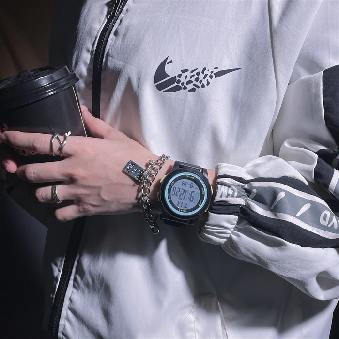 学生党手表女款ins风高颜值女生初中生简约百搭运动独角兽电子表详情18