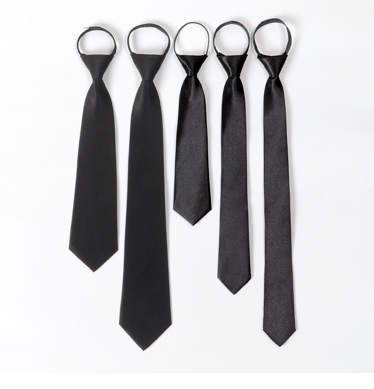 黑色领带男拉链式懒人免打衬衫装饰日系jk长短款学院风学生手打女详情1