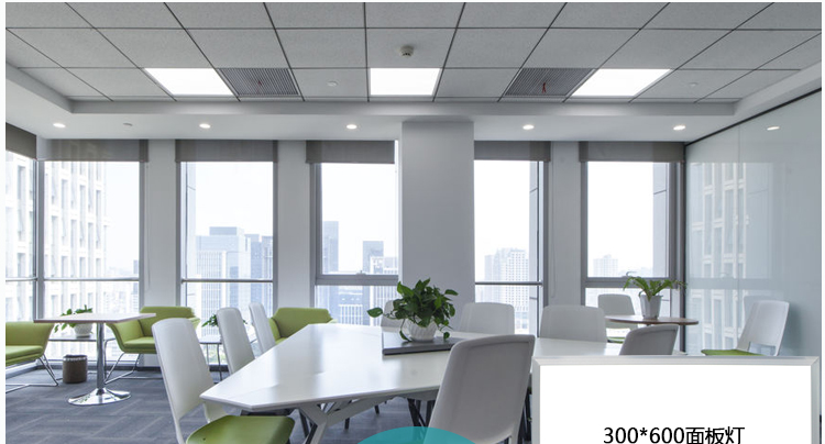 LED格栅灯60*60面板灯办公室平板灯集成吊顶灯正方形明亮简约详情7
