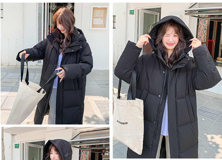 正品长款羽绒服女冬季2025新款超长过膝情侣宽松加厚90白鸭绒外套详情32