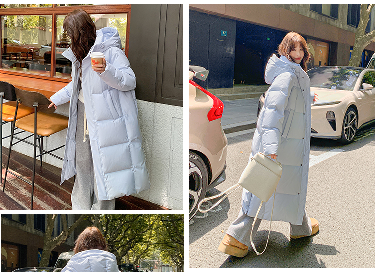 正品长款羽绒服女冬季2025新款超长过膝情侣宽松加厚90白鸭绒外套详情42