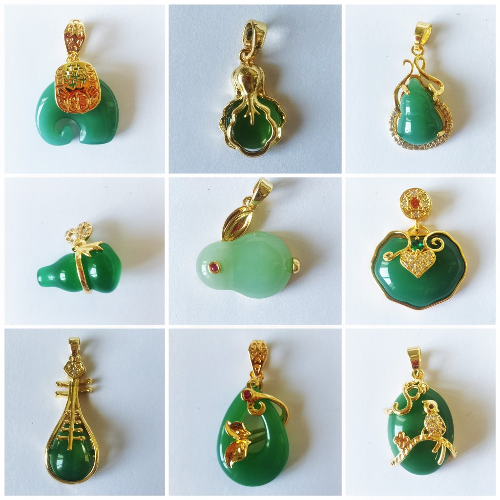 2024 New style Peace pendant, fortune tag, joyous and auspicious pendant necklace made of titanium steel, not easy to fade Application Scenario