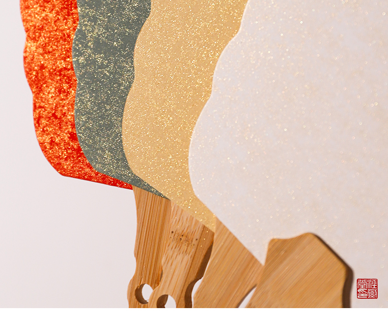 双面加厚宣纸空白团扇子 宫扇手绘画国画水彩画毛笔字DIY古风扇面详情11