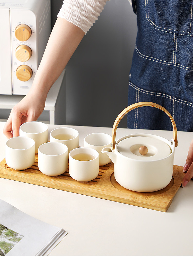 茶具套装家用2025新款功夫茶壶陶瓷下午茶奶油风客厅礼品喝茶泡茶