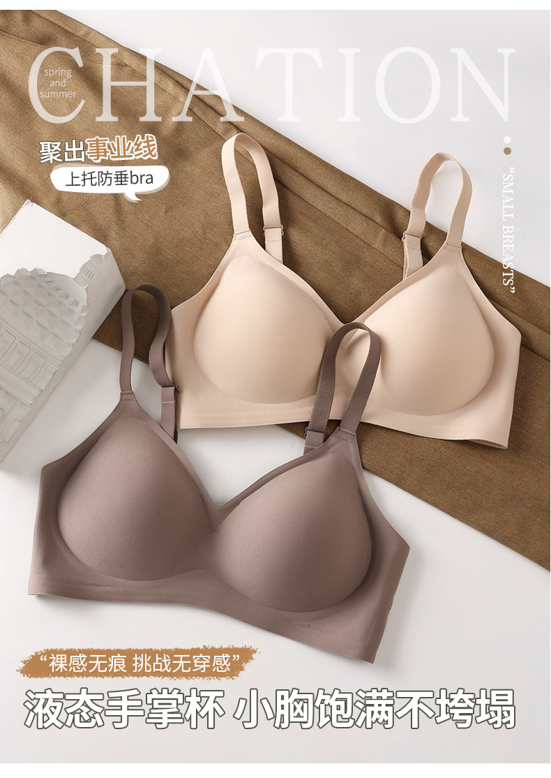 外扩型漫画胸内衣女小胸聚拢显大胸罩无痕收副乳防下垂固定杯文胸详情6