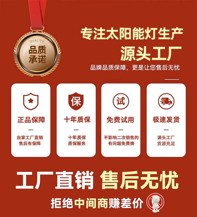 2025太阳能户外灯家用庭院灯一体路灯感应led超亮大功率照明灯详情1