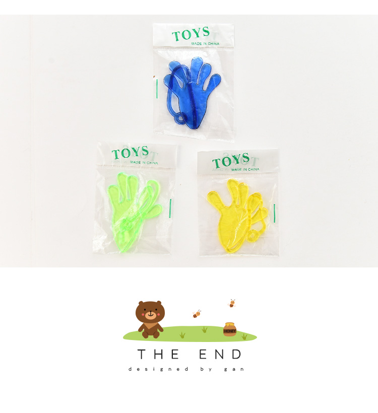 80 Nostalgic toy, elastic stretchable sticky palm, large wall climbing palm prank toy, prank little hands pic 6