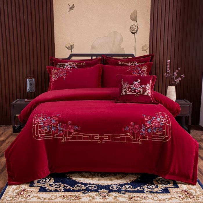 Standard size of milk fleece four-piece set Application Scenario