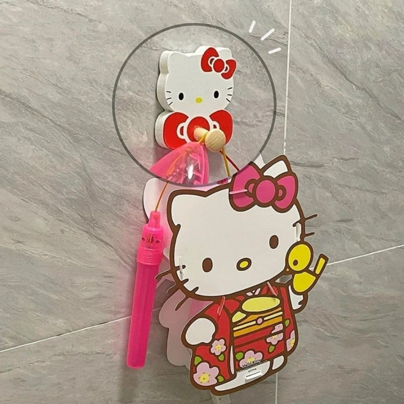猫咪卡通挂钩创意无痕粘钩木质强力粘钩免打孔衣帽装饰挂钩收纳钩详情3