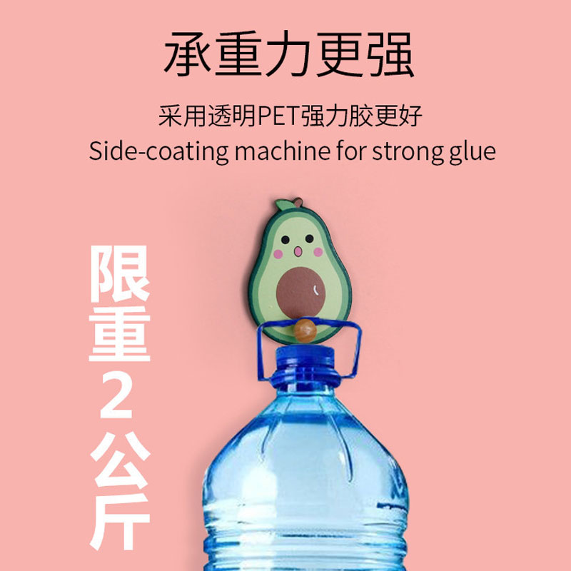 猫咪卡通挂钩创意无痕粘钩木质强力粘钩免打孔衣帽装饰挂钩收纳钩详情10