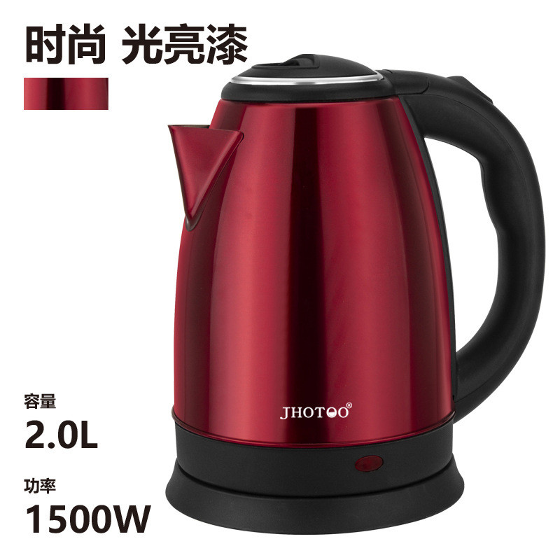 2L electric kettle, household automatic power-off kettle, large-capacity tea house stainless steel electric kettle, double-layer anti-scald details Picture