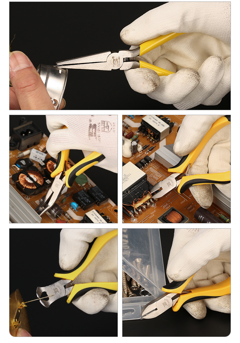 波斯5寸手工饰品DIY迷你小钳子多功能钢丝钳斜口弯嘴 钳子详情4
