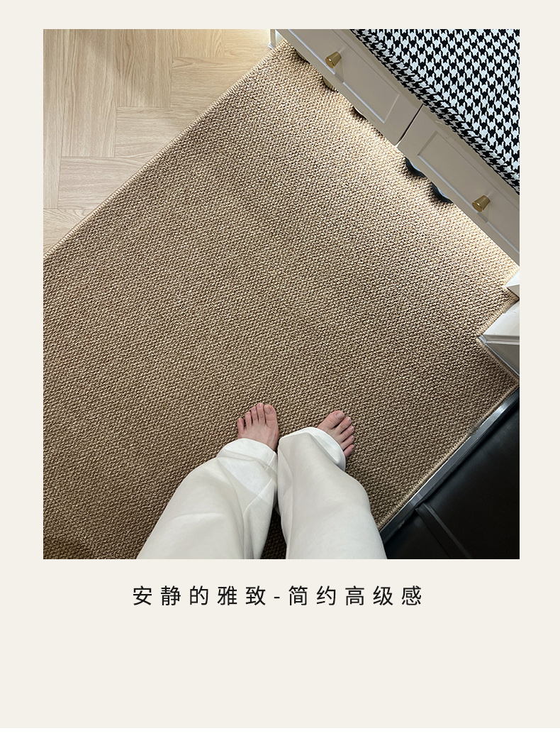 入户门地垫仿剑麻门口脚垫玄关家用裁剪防滑耐磨大门外地毯详情3