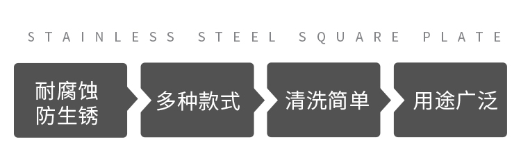Wholesale stainless steel plates, trays, square plates, barbecue plates, steamed rice plates, grilled fish plates, long plates and rectangular plates pic 17