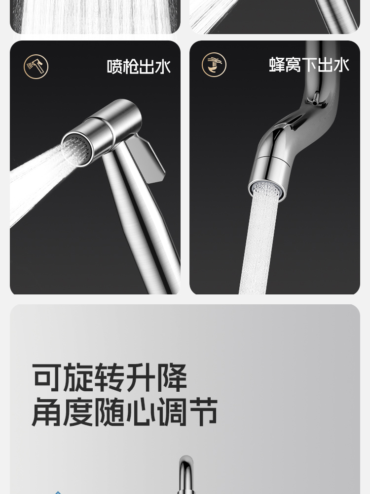 304不锈钢淋浴花洒套装恒温淋雨喷头增压沐浴家用浴室卫浴器龙头详情20