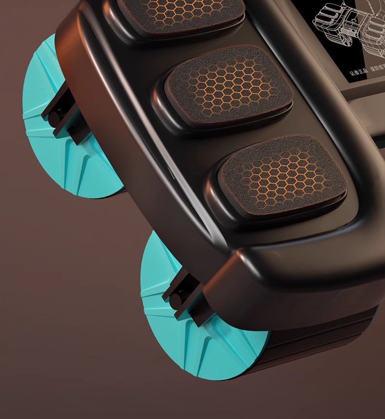 新款六肘撑健腹轮自动回弹练腹肌练肚子四轮卷腹器男运动健身器材详情12