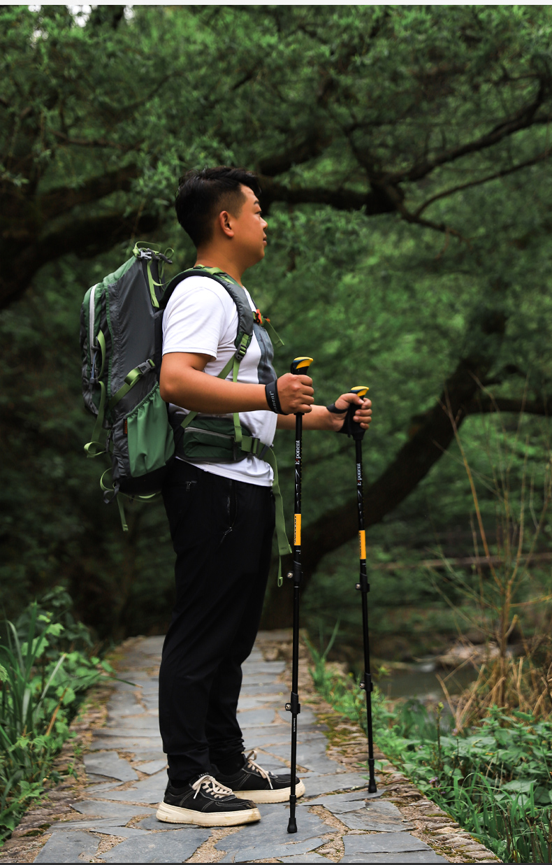 阿布达正品户外登山杖超轻7075材质外锁徒步手杖健走滑雪杖登山滑雪装备详情2