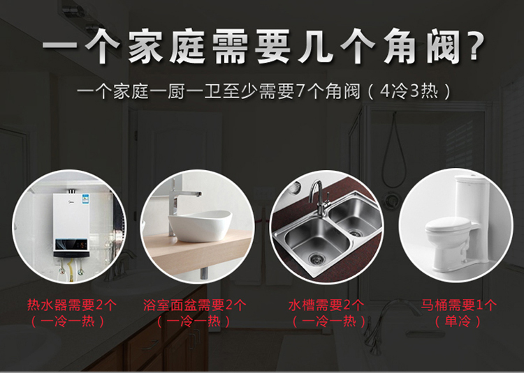304不锈钢角阀加厚冷热水阀门4分通用加长三角阀马桶热水器止水阀详情11