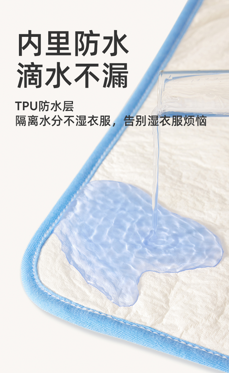 婧麒儿童洗漱巾围兜四季不湿衣多功能防水巾刷牙洗脸毛巾漱口巾详情5