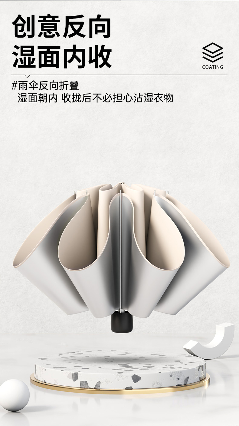 自动24骨大雨伞批发晴雨两用女遮阳伞太阳伞防晒自动伞折叠伞详情8