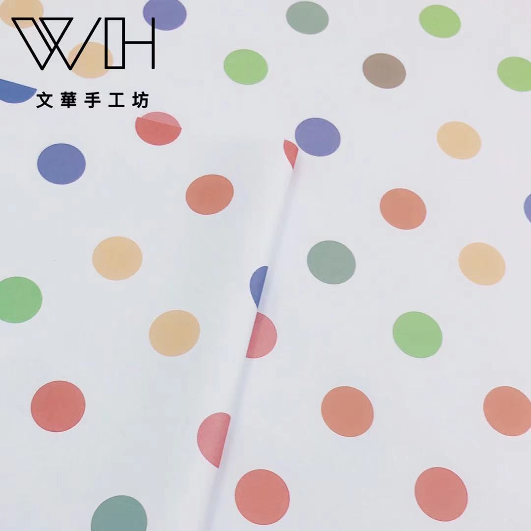 圣诞儿童节可爱通用生日拉花礼物礼盒包装纸套装手工圆点大张书皮详情图4