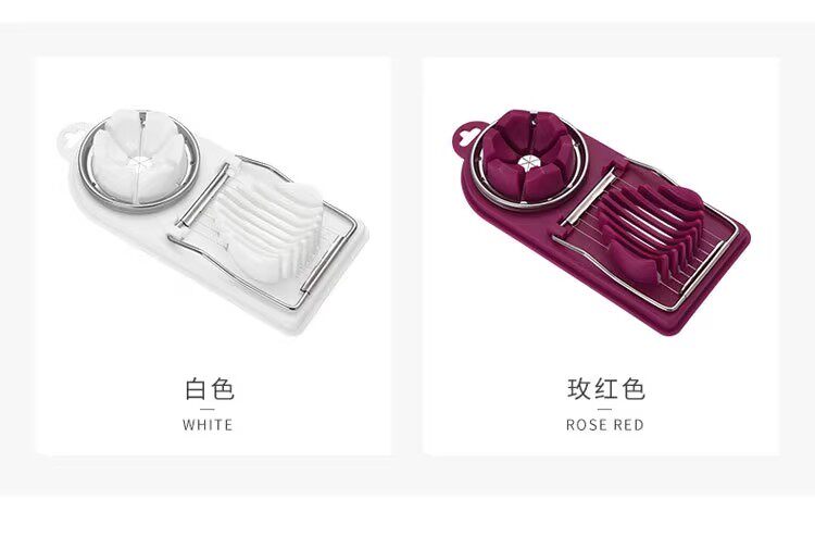 Multi-functional egg slicer, 304 stainless steel, manual preserved egg slicer, egg slicer, all-in-one preserved egg divider pic 20