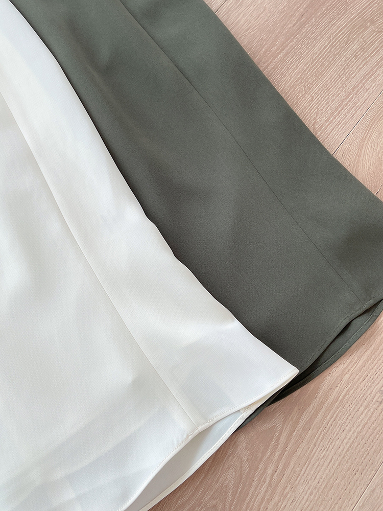 The*y acetate dress for spring and summer is a new style, fashionable and high-end sleeveless fishtail dress pic 34