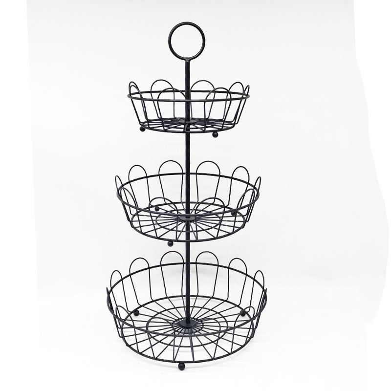 Cat Town multi-layered fruit plate desktop, high-end fruit plate, home fruit basket, living room snack shelf, coffee table, storage basket Specification image