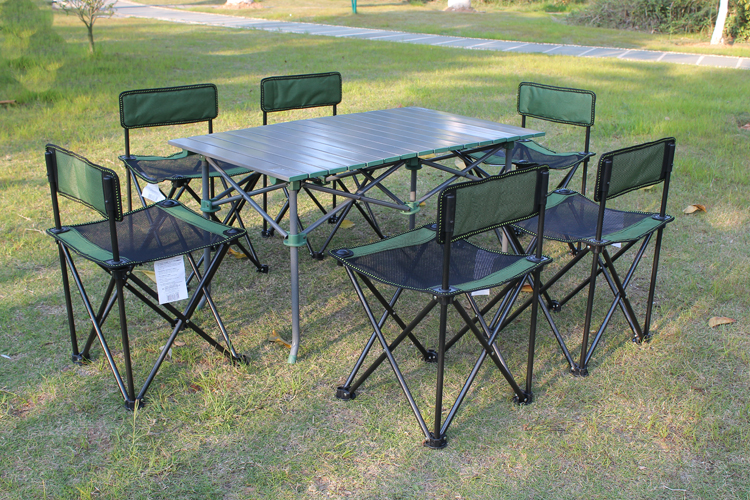 户外便携折叠桌子超轻摆摊桌简易休闲沙滩桌铝合金烧烤露营野餐桌1详情15