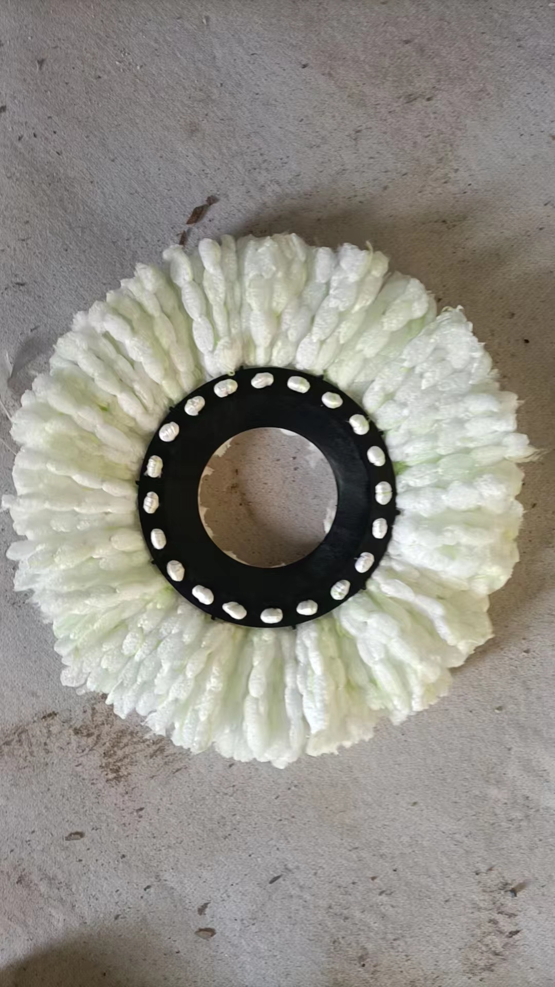 复古花纹白底实物图