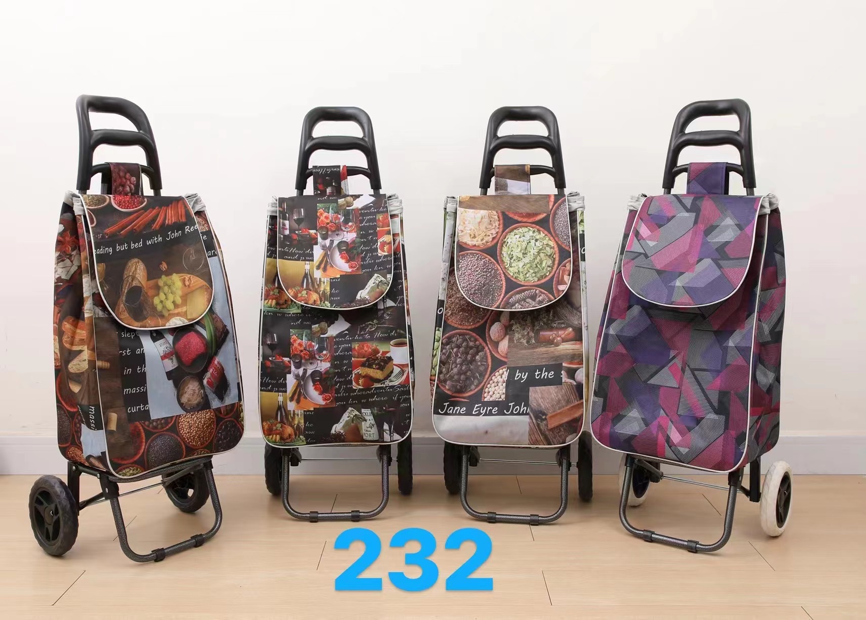 便携式家用购物车 轻便折叠拉杆手推车 老人爬楼买菜小拉车 拖车拉货功能强大