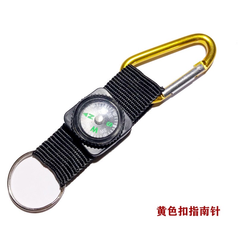 户外多功能登山扣带指南针 便携式求生装备 野外生存必备工具细节图