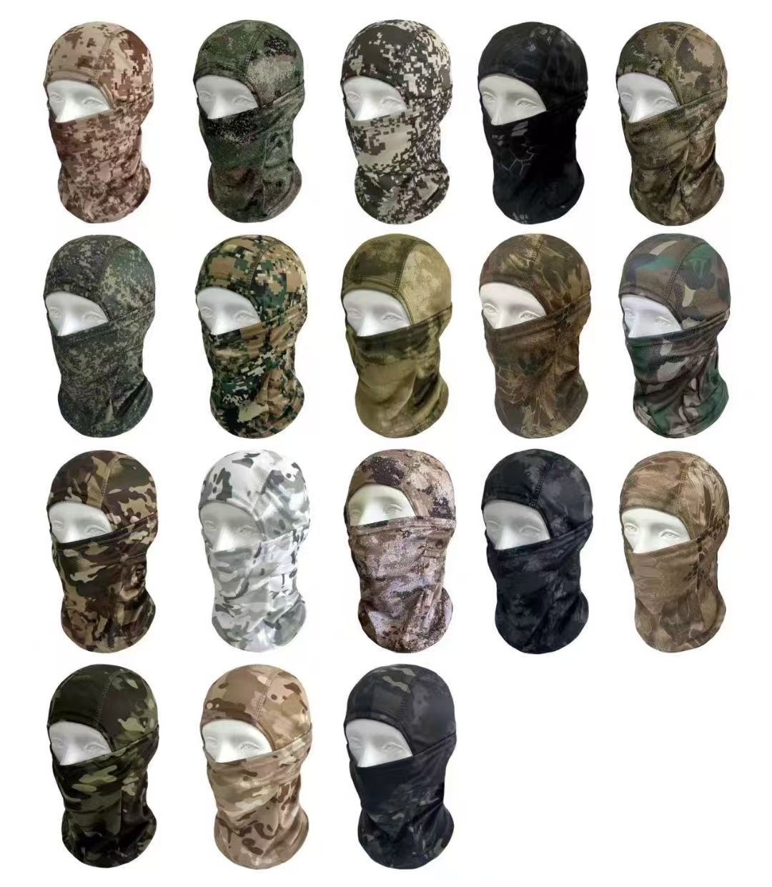 鸟眼布材质多功能头套 可以当头套也可作围脖 时尚实用防晒防风产品图