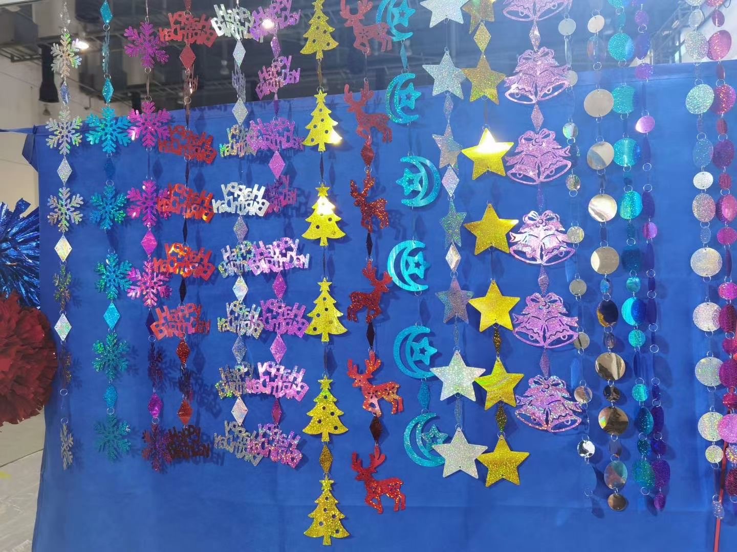 节日装饰挂饰1米彩带悬挂装饰品节日布置装饰用品家庭聚会装饰品家居装饰挂件细节图