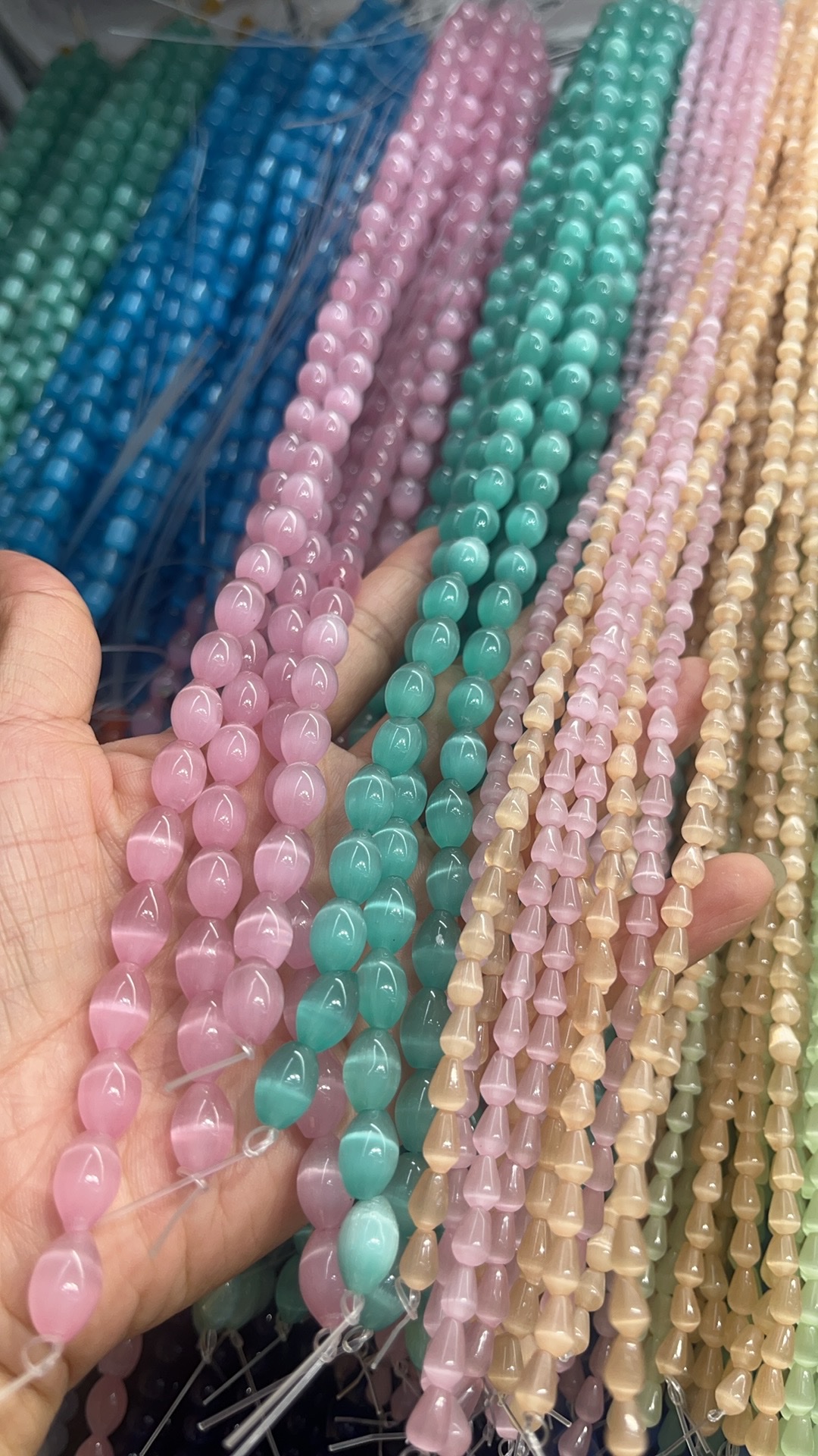 猫眼异性珠时尚饰品个性潮流情侣配饰手链项链装饰品男女通用