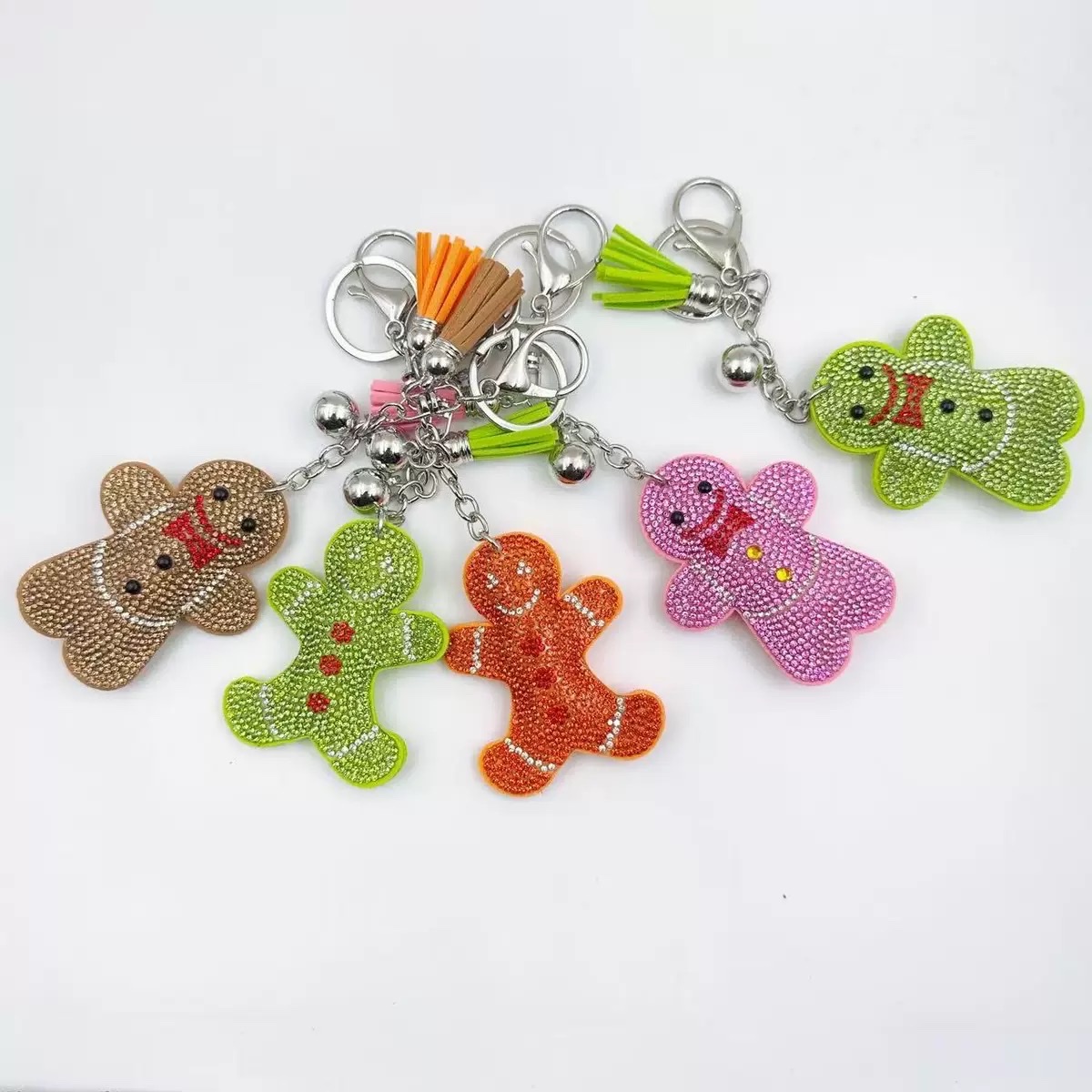 山茶花烫钻包包挂件新款创意小香风钥匙扣时尚装饰挂饰图案设计烫钻细节图