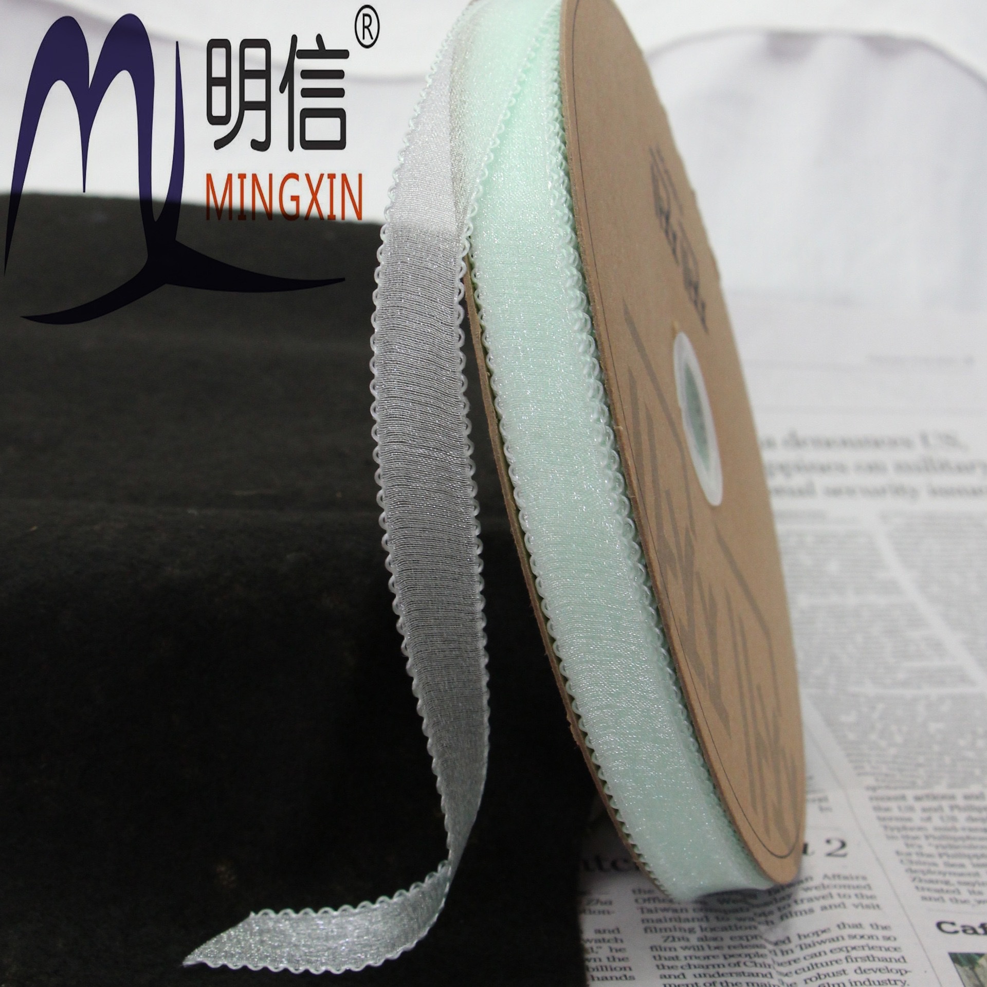 diy handmade bow hair accessory material with wavy edge snow gauze, bud edge transparent mesh gauze and wavy shape Specification image