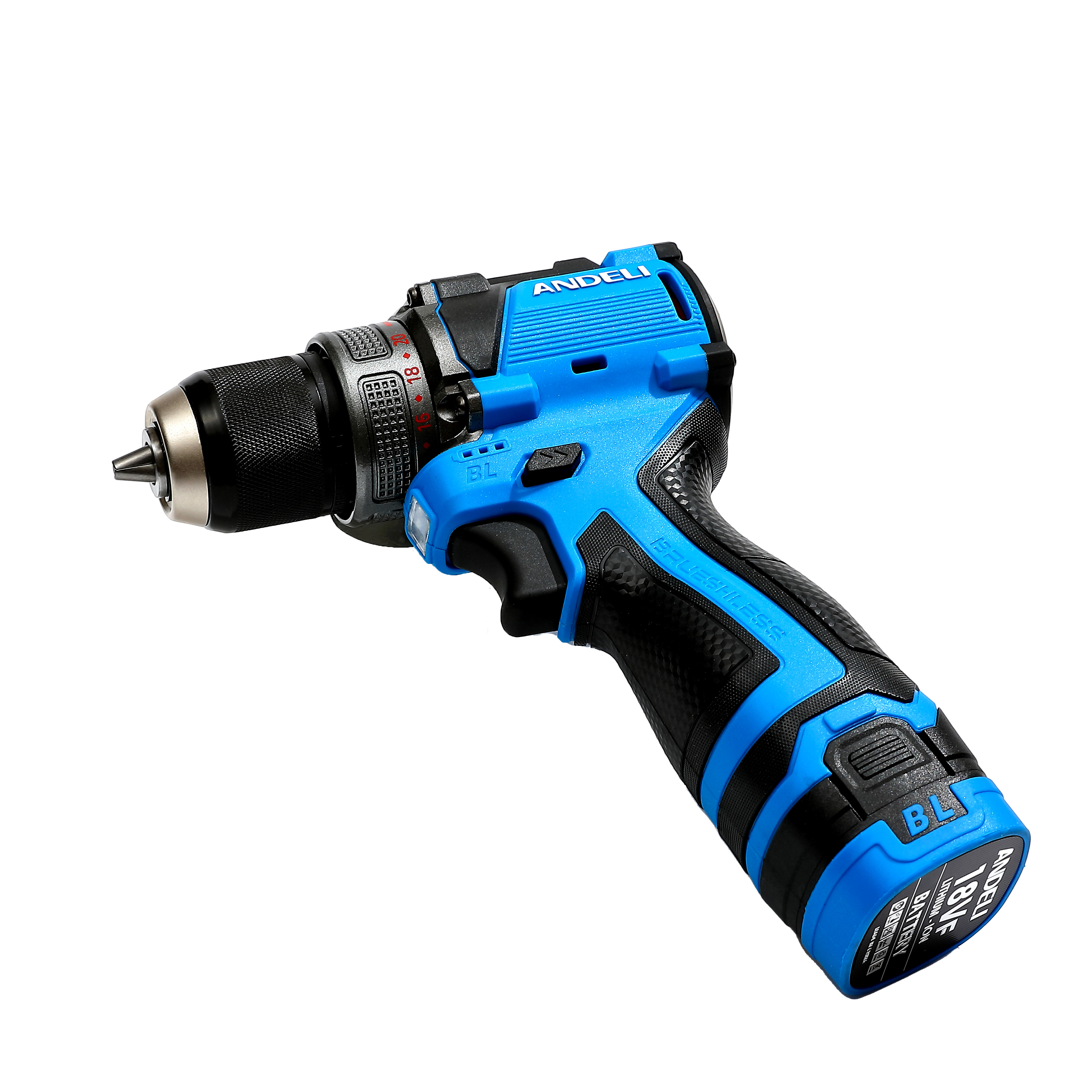 ANDELI ADL-7001 brushless lithium drill 16 8v lithium drill Powerful and efficient household professional tool portable charging model details Picture