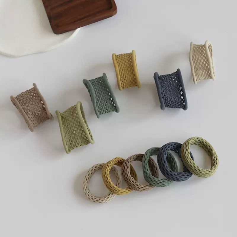 新款柔软发圈女时尚头绳可调节发饰发带女生头绳2026年新款高品质高弹力毛巾圈儿童发饰细节图