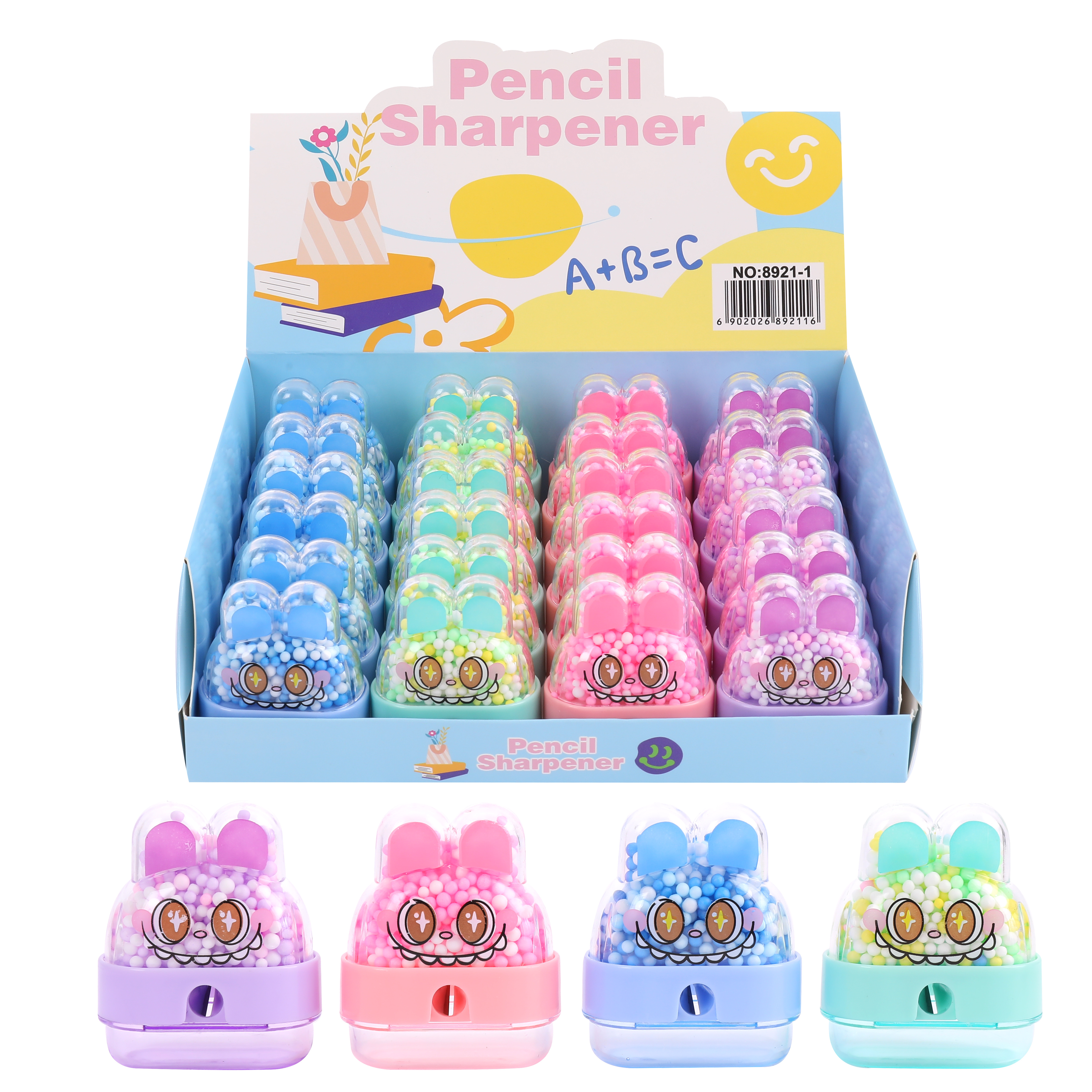 Children's safety pencil sharpener anti-cutting student stationery Specification image