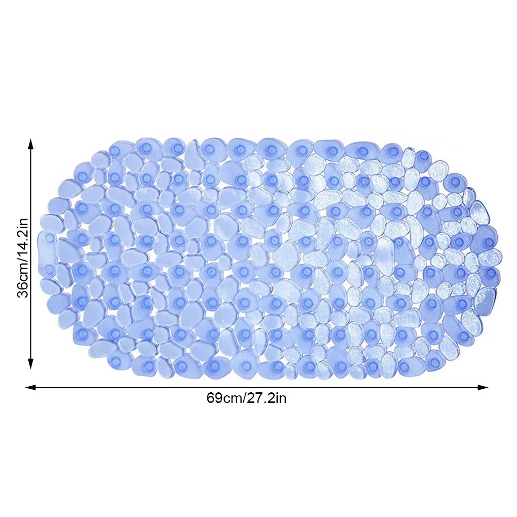 浴室防滑地垫PVC加厚卵石防滑淋浴浴脚垫透明防滑吸杯垫详情8